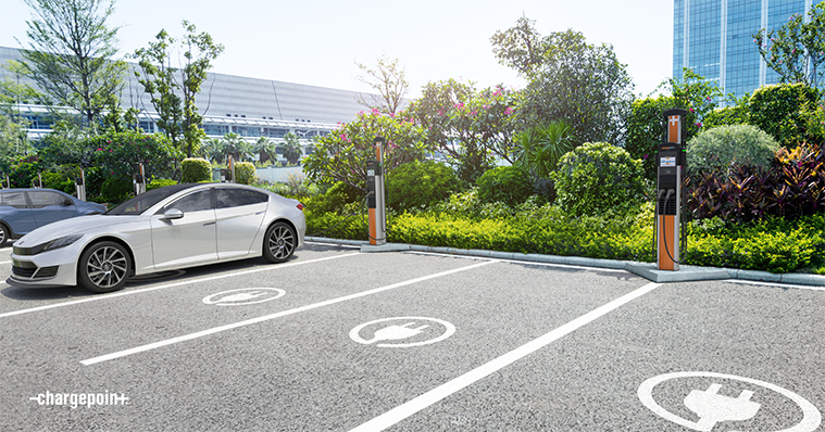 Car charging using CP6000 Car charging using CP6000